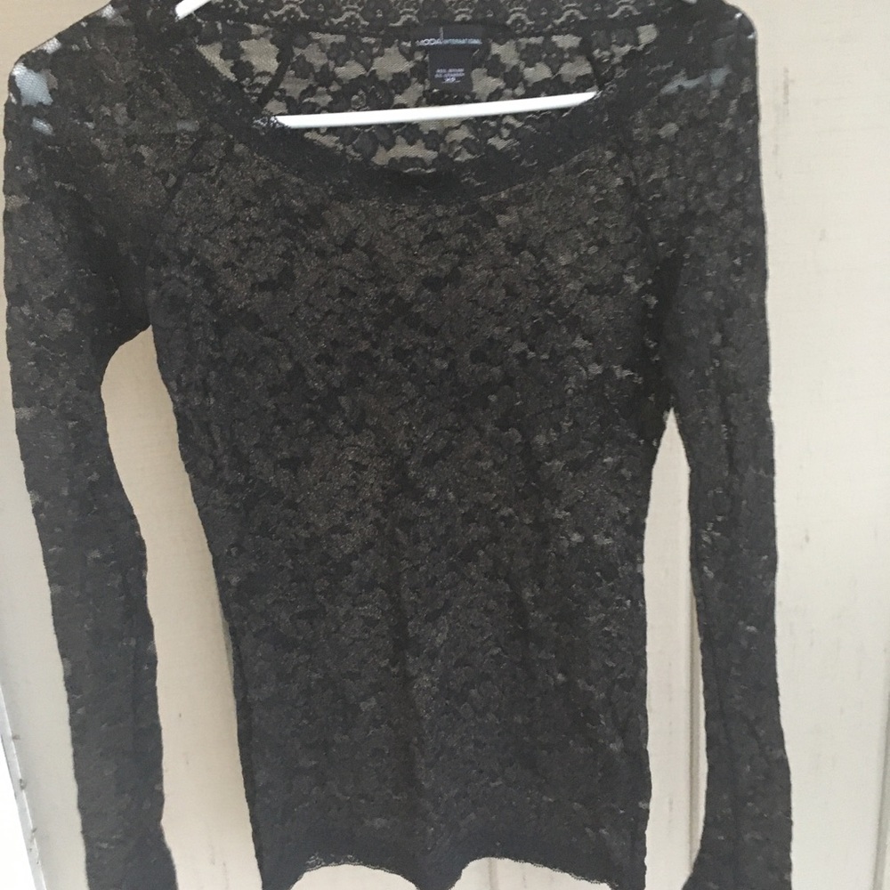 Long Sleeve Lace Top